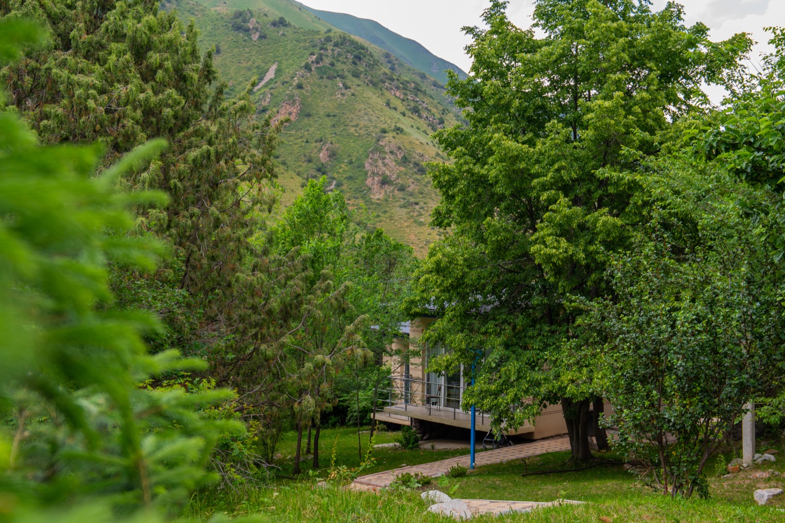 Горная территория комплекса
